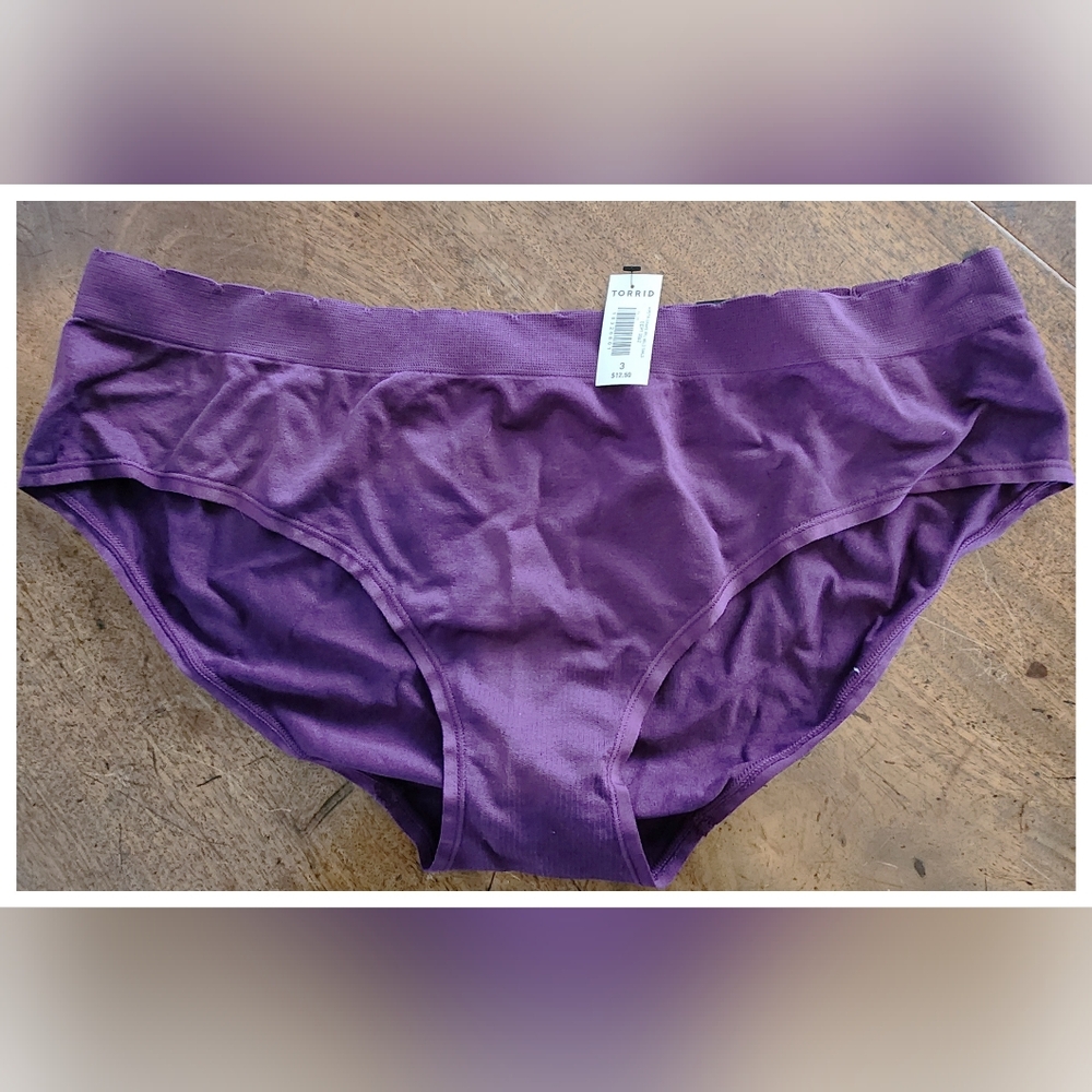 NWT Torrid "Wanted & Wild" Hipster Panties - Size 3 - Purple